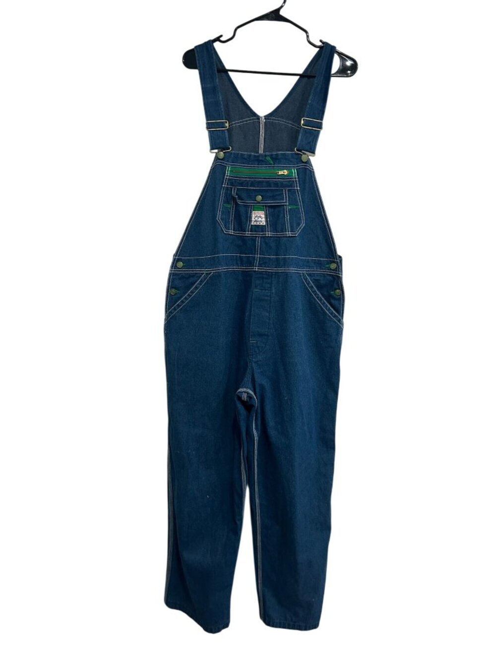 Lady Liberty 20R Denim Bib Overalls Contrast Stitching Rusticcore Heritage
